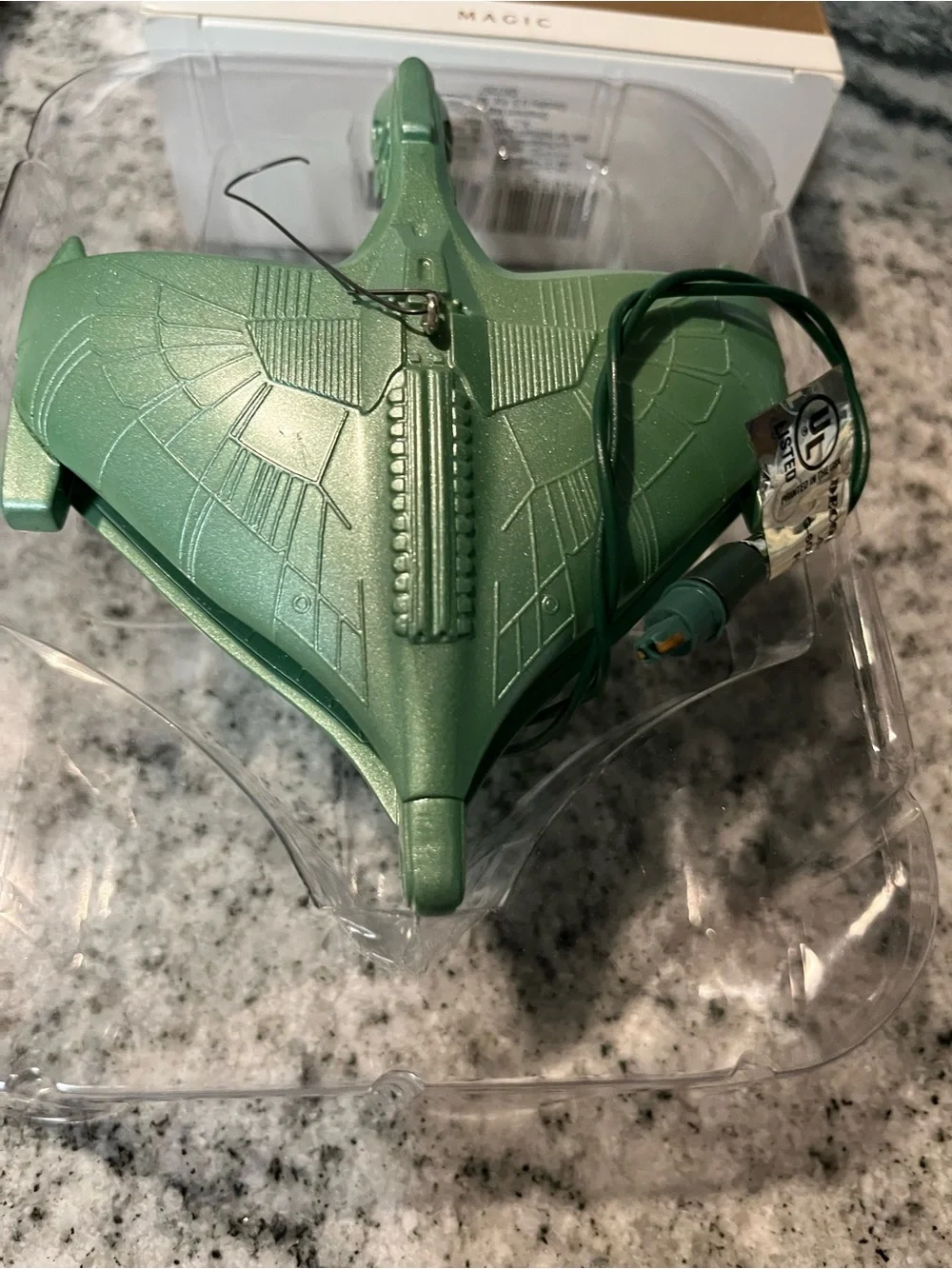 Star Trek Hallmark Keepsake Magic Light-up Ornaments Lot of 4 Voyager Enterprise